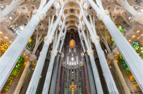 Intérieur Sagrada Familia