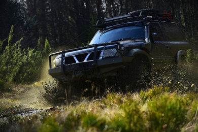 Raid 4x4 en forêt