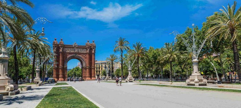 Parc de la Ciutadella et son arc de triomphe