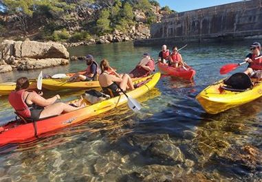 Excursion en canoë de mer