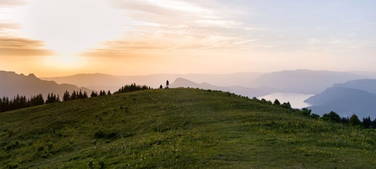 <strong>Coucher de soleil depuis le Mont-Revard</strong>