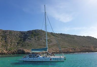 Croisière privatisée en catamaran