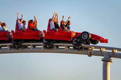 Sensations fortes à Ferrari World