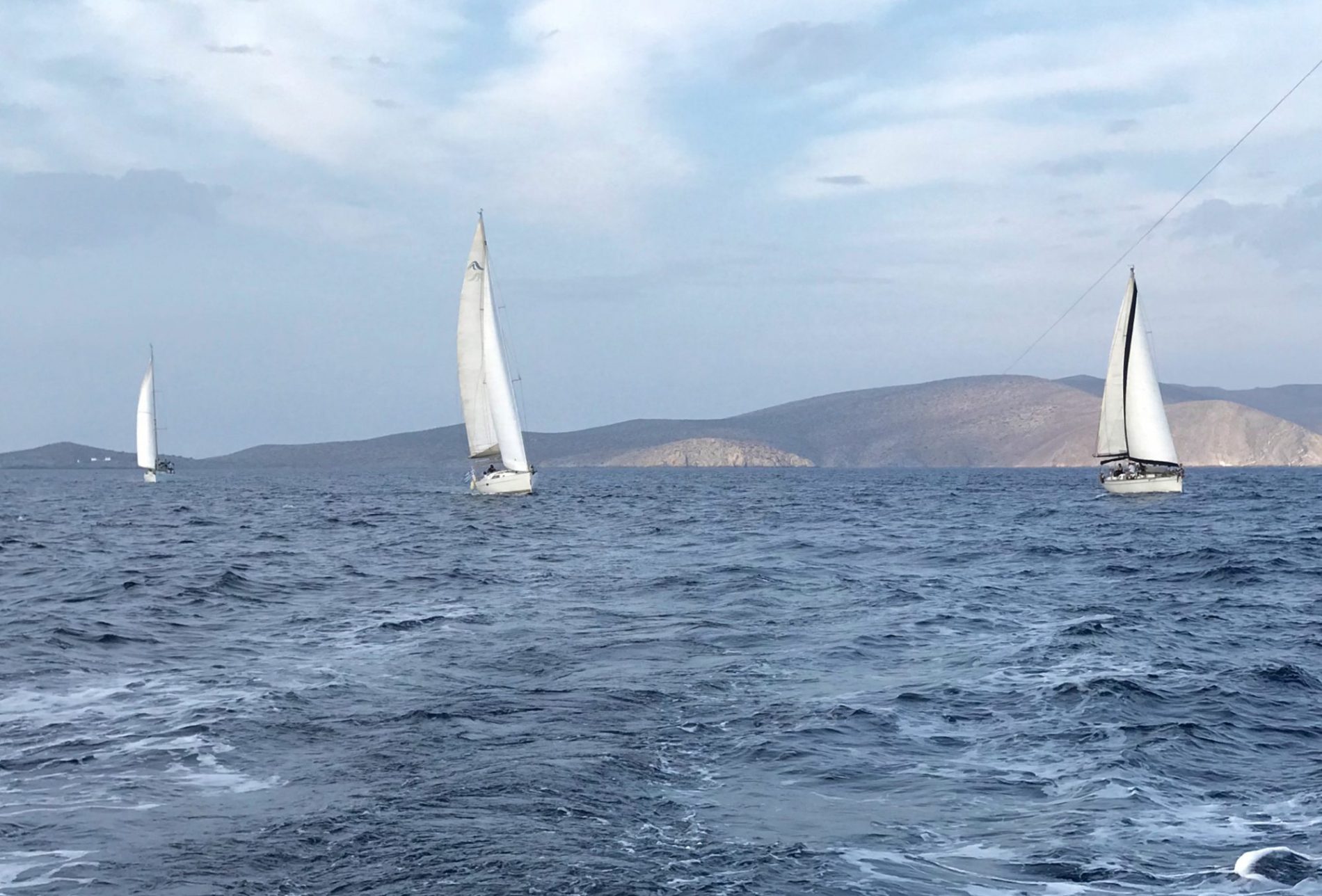 Régate en voilier en Crète