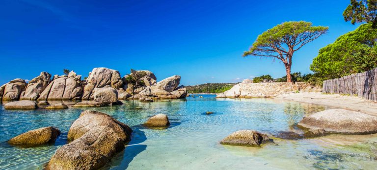 <strong>La plage de Palombaggia en Corse</strong>