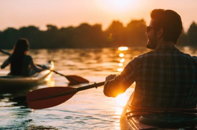 Canoë-kayak en lac ou en rivière