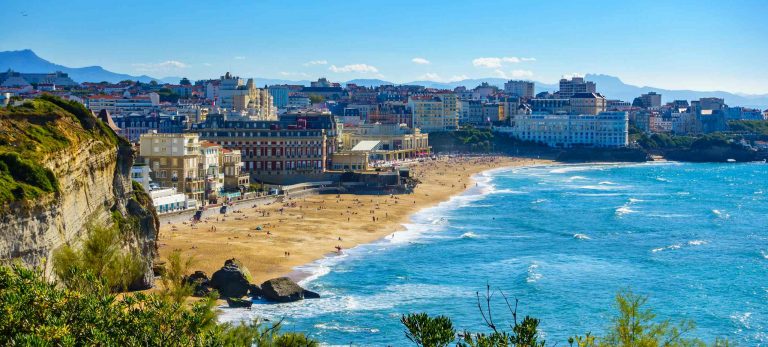 <strong>La plage de Biarritz</strong>