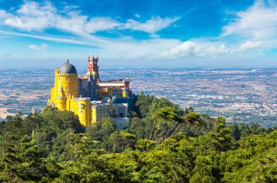 Le palais national de Sintra près de Lisbonne