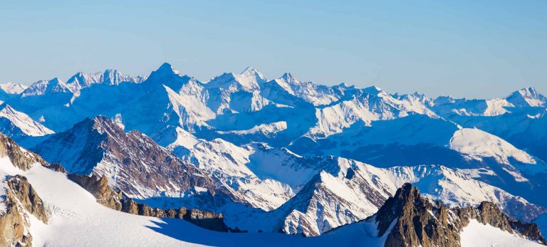 <strong>La chaîne du Mont-Blanc</strong>