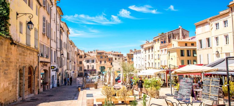 <strong>La vieille ville d'Aix-en-Provence</strong>